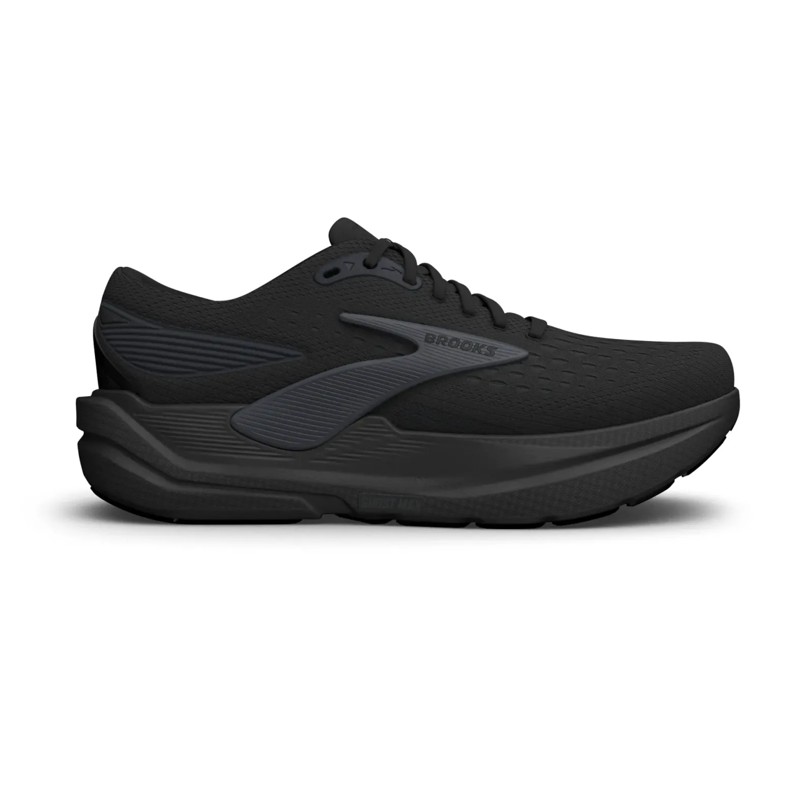 Brooks Ghost Max 3 Men\'s Size 9 2E Wide Maximum Cushioned Running Shoes Black Men main image 2